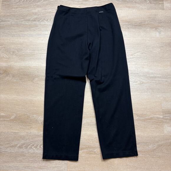 Woolrich Wide Leg Cotton Pant Women’s 16 Color‎ Black - Picture 5 of 6